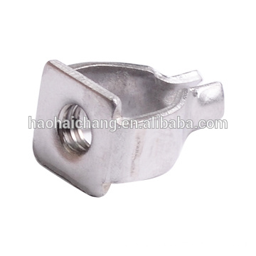 Metal Stamping Custom-Made spring stainless steel battery terminal clamp